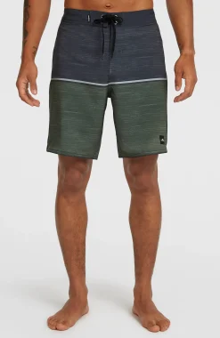 Homme O'Neill Boardshorts|Protection Anti-Uv-HommesBoardshort Hyperfreak Mysto Block 19| Vert Mix