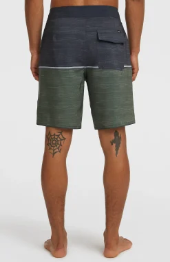 Homme O'Neill Boardshorts|Protection Anti-Uv-HommesBoardshort Hyperfreak Mysto Block 19| Vert Mix