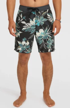 Homme O'Neill Boardshorts|Protection Anti-Uv-HommesBoardshort Hyperfreak Mysto Scallop 19| Noire