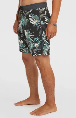 Homme O'Neill Boardshorts|Protection Anti-Uv-HommesBoardshort Hyperfreak Mysto Scallop 19| Noire