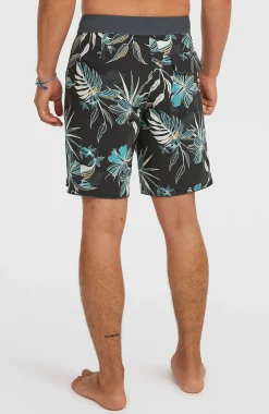 Homme O'Neill Boardshorts|Protection Anti-Uv-HommesBoardshort Hyperfreak Mysto Scallop 19| Noire