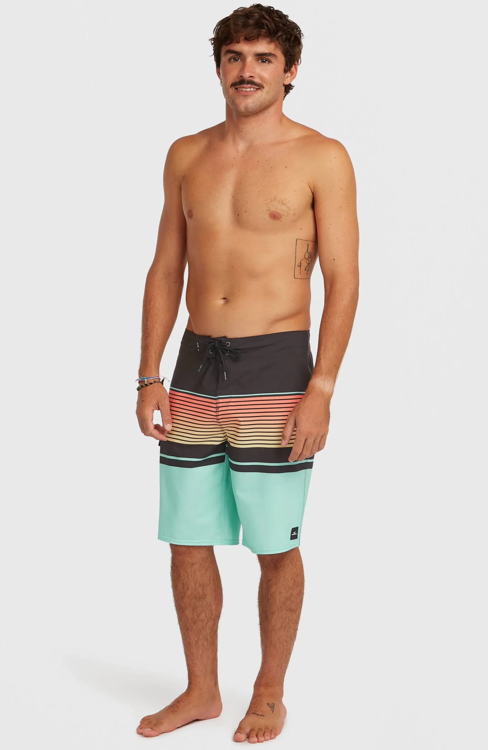 Homme O'Neill Boardshorts|Protection Anti-Uv-HommesBoardshort Lennox Stripe 21| Bleu