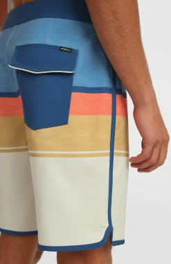 Homme O'Neill Boardshorts|Protection Anti-Uv-HommesBoardshort Lennox Scallop 19| Vert Mix