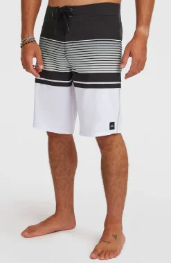 Homme O'Neill Boardshorts|Protection Anti-Uv-HommesBoardshort Lennox Stripe 21| Blanc Mix