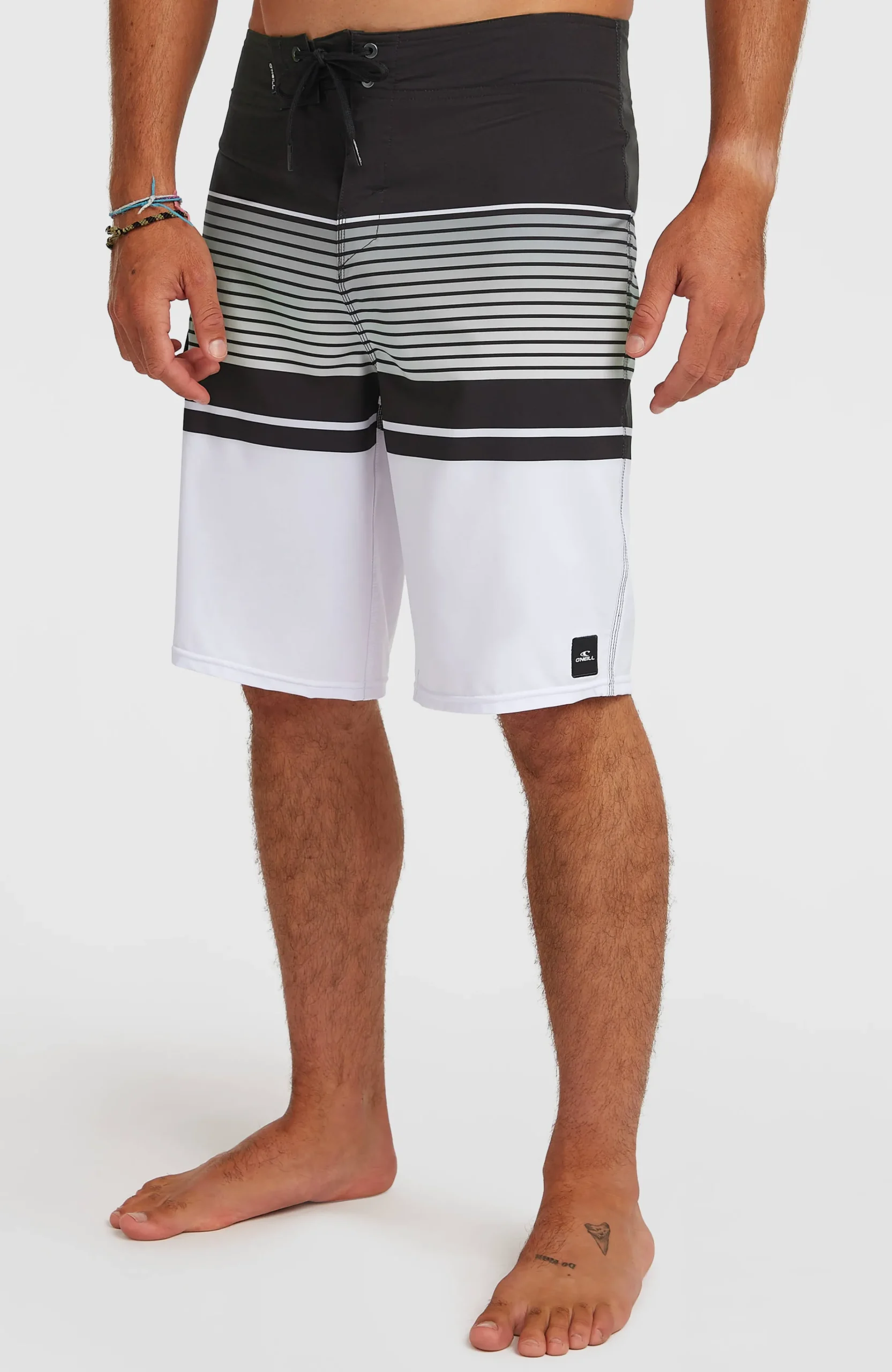 Homme O'Neill Boardshorts|Protection Anti-Uv-HommesBoardshort Lennox Stripe 21| Blanc Mix