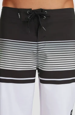 Homme O'Neill Boardshorts|Protection Anti-Uv-HommesBoardshort Lennox Stripe 21| Blanc Mix