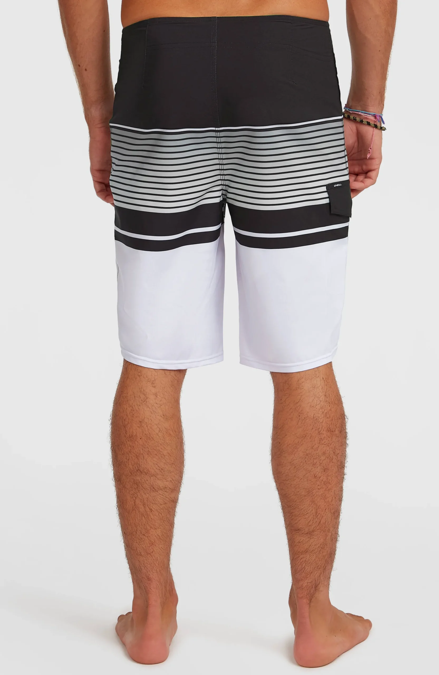 Homme O'Neill Boardshorts|Protection Anti-Uv-HommesBoardshort Lennox Stripe 21| Blanc Mix