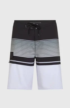 Homme O'Neill Boardshorts|Protection Anti-Uv-HommesBoardshort Lennox Stripe 21| Blanc Mix