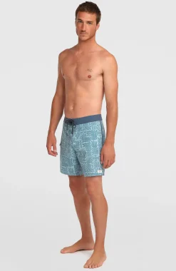 Homme O'Neill Boardshorts|Protection Anti-Uv-HommesBoardshort Lineup 18| Bleu Mix