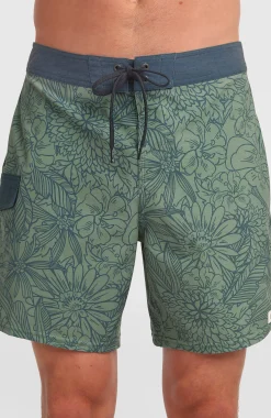 Homme O'Neill Boardshorts|Protection Anti-Uv-HommesBoardshort Lineup 18| Vert Mix