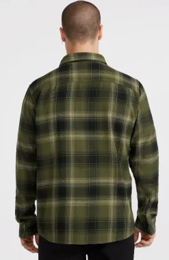 Homme O'Neill Tops & Chemises|Protection Anti-Uv-HommesChemise en flanelle Check| Vert