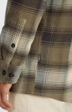Homme O'Neill Tops & Chemises|Protection Anti-Uv-HommesChemise en flanelle Check| Brun