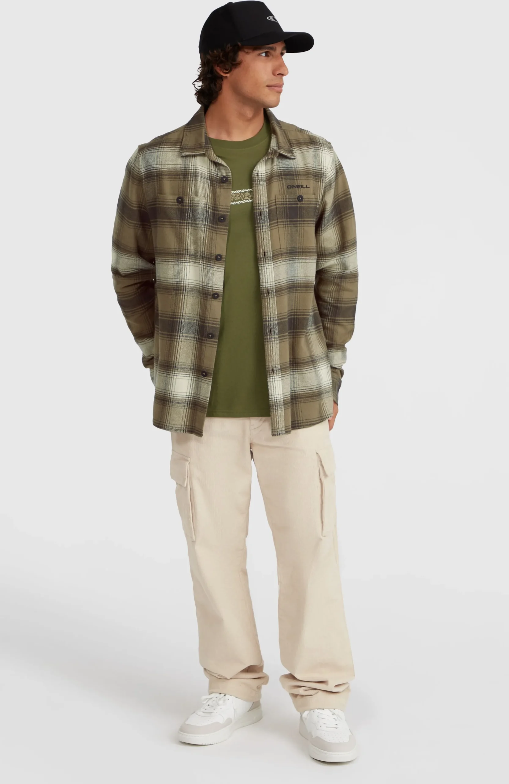 Homme O'Neill Tops & Chemises|Protection Anti-Uv-HommesChemise en flanelle Check| Brun