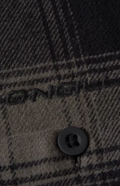 Homme O'Neill Tops & Chemises|Protection Anti-Uv-HommesChemise en flanelle Check| Noire