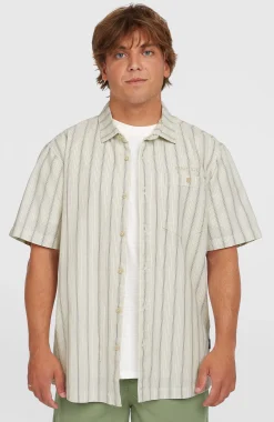 Homme O'Neill Tops & Chemises|Protection Anti-Uv-HommesChemise Jacquard Stripe| Beige