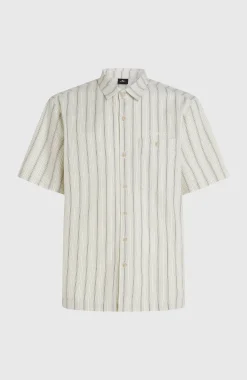 Homme O'Neill Tops & Chemises|Protection Anti-Uv-HommesChemise Jacquard Stripe| Beige