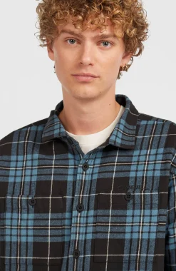 Homme O'Neill Tops & Chemises|Protection Anti-Uv-HommesChemise Must-Have en flanelle| Bleu
