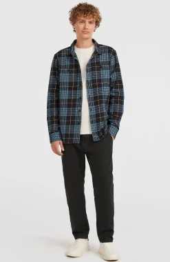 Homme O'Neill Tops & Chemises|Protection Anti-Uv-HommesChemise Must-Have en flanelle| Bleu