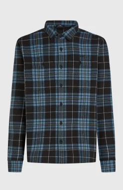 Homme O'Neill Tops & Chemises|Protection Anti-Uv-HommesChemise Must-Have en flanelle| Bleu