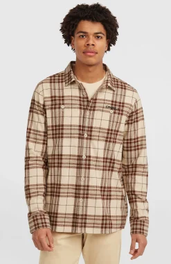 Homme O'Neill Tops & Chemises|Protection Anti-Uv-HommesChemise Must-Have en flanelle| Beige