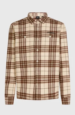 Homme O'Neill Tops & Chemises|Protection Anti-Uv-HommesChemise Must-Have en flanelle| Beige
