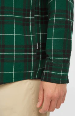 Homme O'Neill Tops & Chemises|Protection Anti-Uv-HommesChemise Must-Have en flanelle| Vert