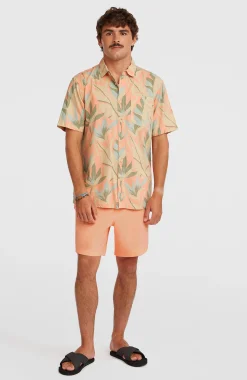 Homme O'Neill Tops & Chemises|Protection Anti-Uv-HommesChemise Print| Orange
