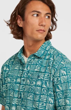 Homme O'Neill Tops & Chemises|Protection Anti-Uv-HommesChemise Print| Bleu