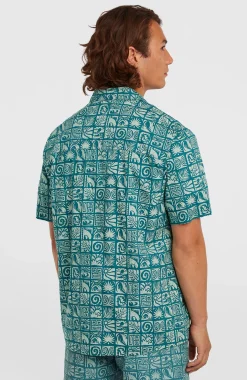 Homme O'Neill Tops & Chemises|Protection Anti-Uv-HommesChemise Print| Bleu