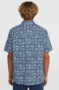 Homme O'Neill Tops & Chemises|Protection Anti-Uv-HommesChemise Print| Bleu Mix