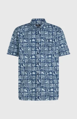 Homme O'Neill Tops & Chemises|Protection Anti-Uv-HommesChemise Print| Bleu Mix