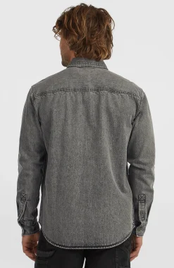 Homme O'Neill Tops & Chemises|Protection Anti-Uv-HommesChemise O'Riginals en jean| Noire