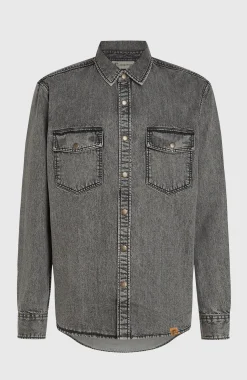 Homme O'Neill Tops & Chemises|Protection Anti-Uv-HommesChemise O'Riginals en jean| Noire
