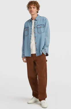 Homme O'Neill Tops & Chemises|Protection Anti-Uv-HommesChemise O'Riginals en jean| Bleu