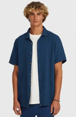 Homme O'Neill Tops & Chemises|Protection Anti-Uv-HommesChemise O'Riginals Structure| Bleu