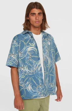 Homme O'Neill Tops & Chemises|Protection Anti-Uv-HommesChemise O'Riginals UPF 50+ à manches courtes| Bleu