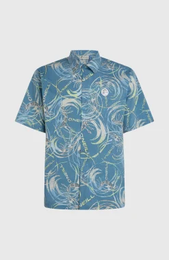 Homme O'Neill Tops & Chemises|Protection Anti-Uv-HommesChemise O'Riginals UPF 50+ à manches courtes| Bleu