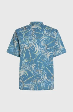 Homme O'Neill Tops & Chemises|Protection Anti-Uv-HommesChemise O'Riginals UPF 50+ à manches courtes| Bleu