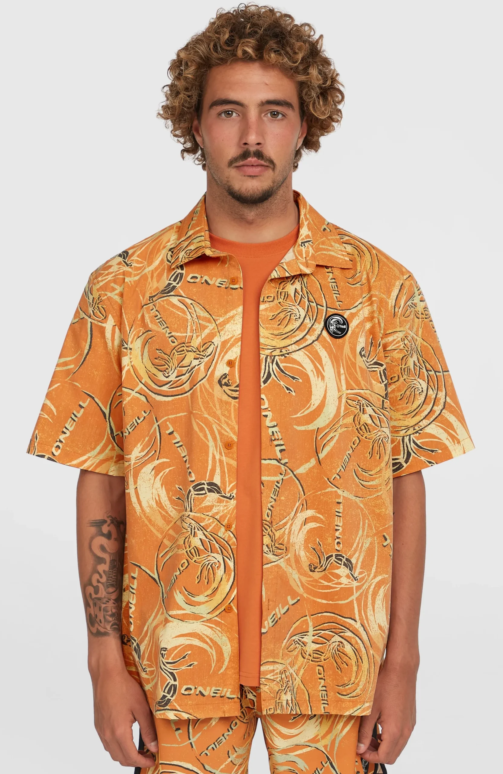 Homme O'Neill Tops & Chemises|Protection Anti-Uv-HommesChemise O'Riginals UPF 50+ à manches courtes| Orange