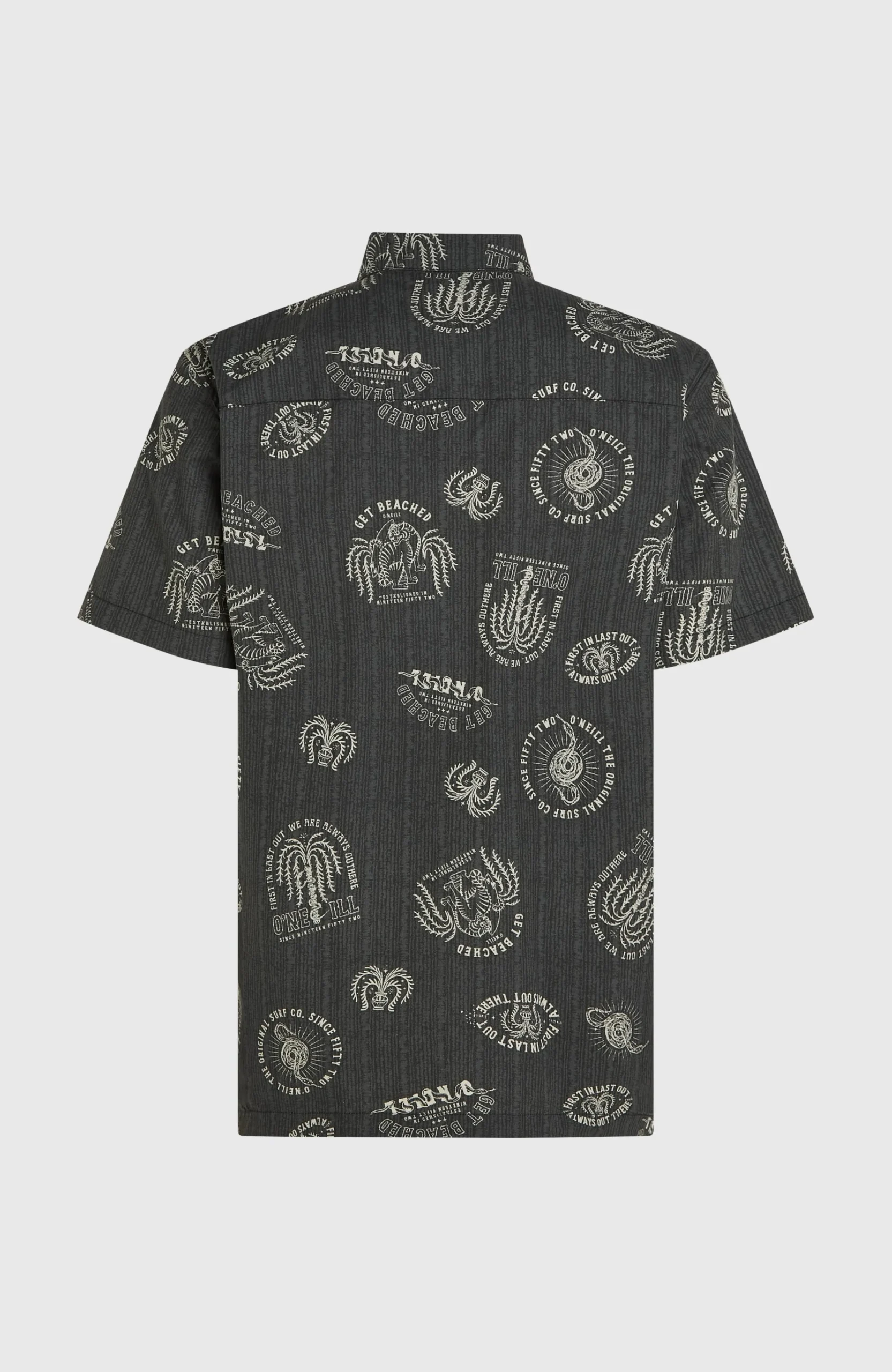 Homme O'Neill Tops & Chemises|Protection Anti-Uv-HommesChemise Print| Noire