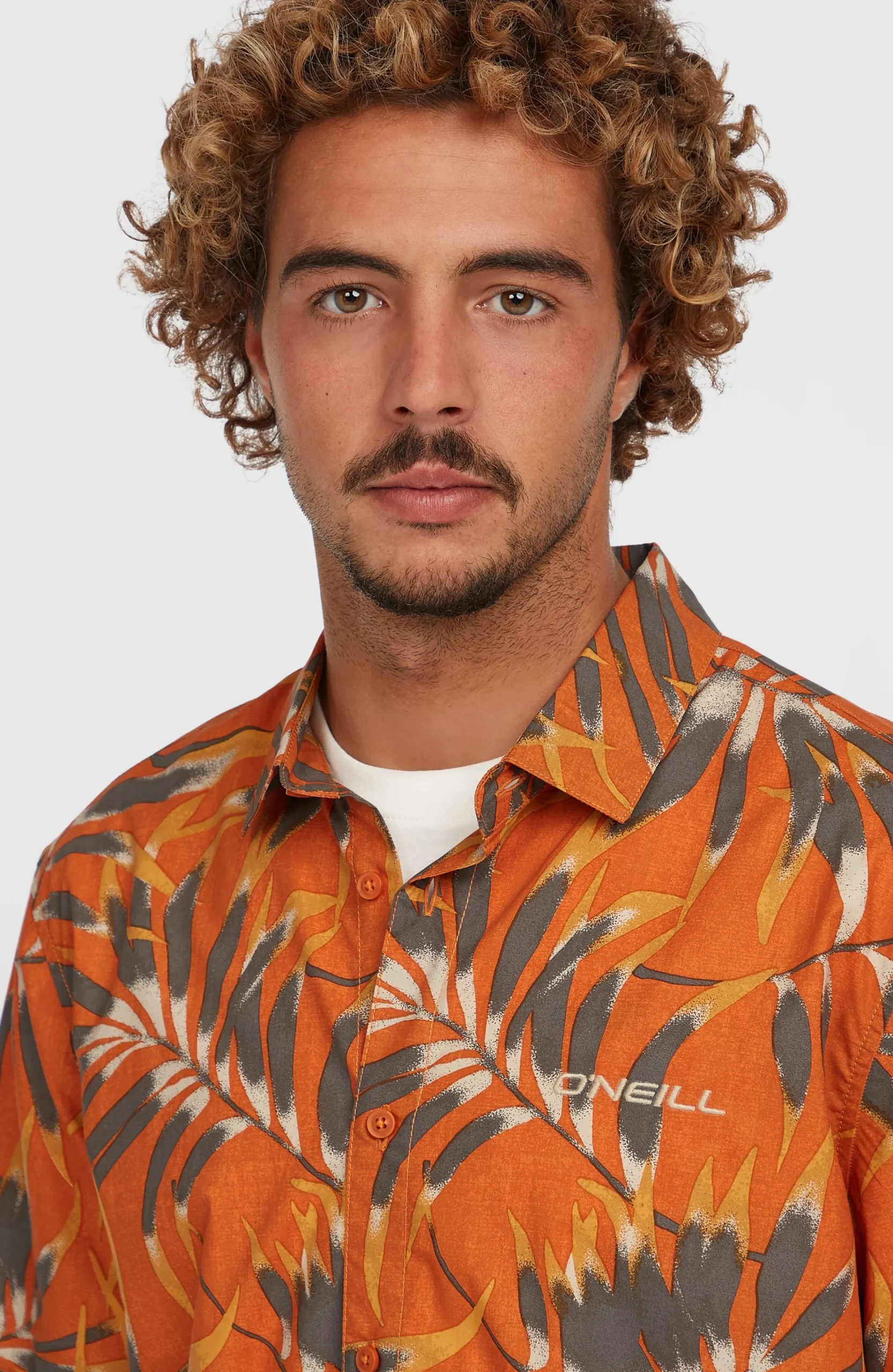 Homme O'Neill Tops & Chemises|Protection Anti-Uv-HommesChemise Print| Orange