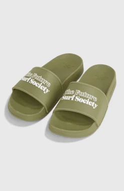 Homme O'Neill Tongs Et Chaussures|Tongs Et Chaussures-HommesClaquettes unisexes Future Surf Society| Vert