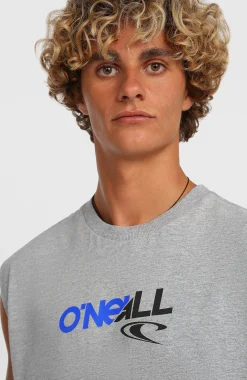 Homme O'Neill T-Shirts|Protection Anti-Uv-HommesDébardeur Essentials 90s Graphic| Gris