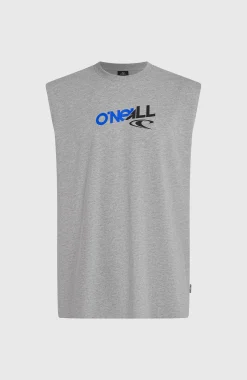 Homme O'Neill T-Shirts|Protection Anti-Uv-HommesDébardeur Essentials 90s Graphic| Gris