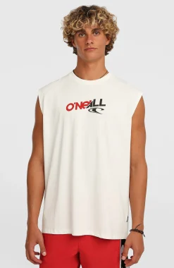 Homme O'Neill T-Shirts|Protection Anti-Uv-HommesDébardeur Essentials 90s Graphic| Blanc