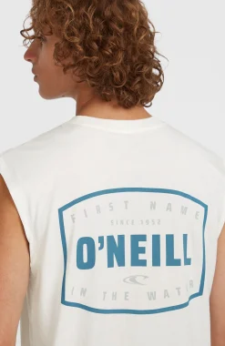 Homme O'Neill T-Shirts|Protection Anti-Uv-HommesDébardeur Graphic| Blanc