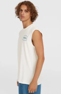Homme O'Neill T-Shirts|Protection Anti-Uv-HommesDébardeur Graphic| Blanc