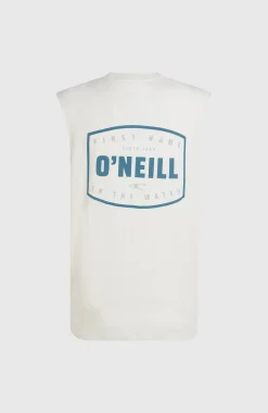 Homme O'Neill T-Shirts|Protection Anti-Uv-HommesDébardeur Graphic| Blanc