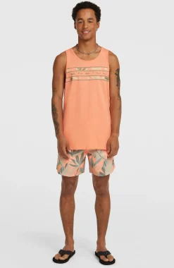 Homme O'Neill T-Shirts|Protection Anti-Uv-HommesDébardeur Graphic| Orange