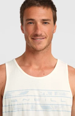 Homme O'Neill T-Shirts|Protection Anti-Uv-HommesDébardeur Graphic| Blanc
